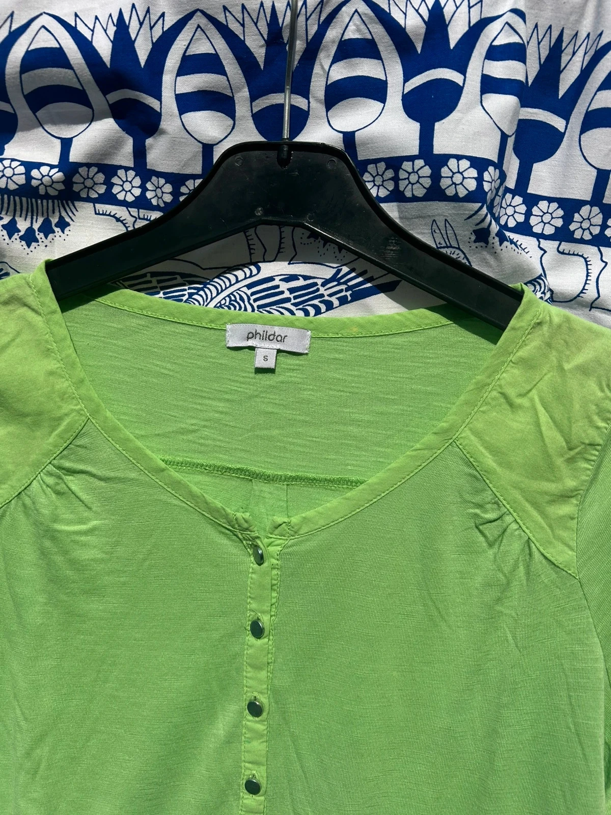 Camiseta verde feminina S/36 Phildar em bom estado – photo 2